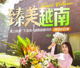 臻美越南—下龍灣、河內休閑6日游